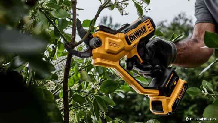 Skip The Home Depot — Woot has a pair of Dewalt pruning shears for $79.99