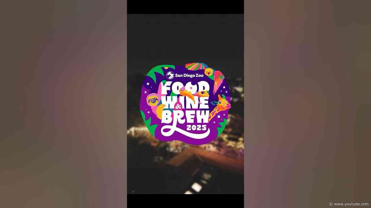 San Diego Zoo's Food, Wine & Brew 2025!