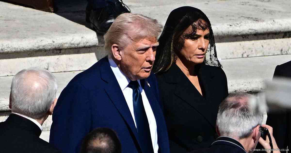 Donald Trump slammed for 'disrespectful' choice at Pope's funeral next to Melania