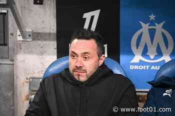 OM : Le groupe de De Zerbi pour Brest, avec un retour important