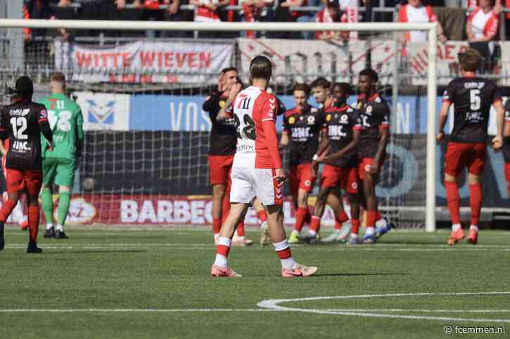 FC Emmen verliest en heeft play-offs niet meer in eigen hand