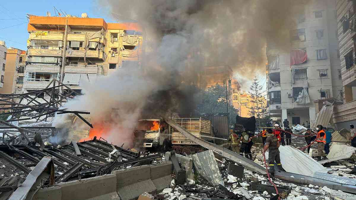 Angriff nach Evakuierungsaufruf: Israel nimmt Hisbollah-Gebäude in Beirut ins Visier
