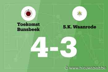 Bunsbeek wint sensationeel duel tegen Waanrode