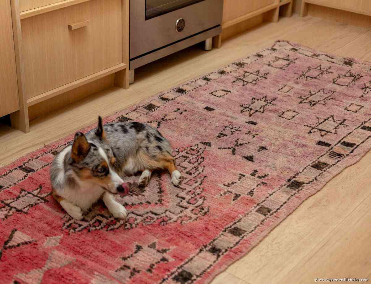 I pressure washed my vintage Moroccan rug. Here’s what happened…