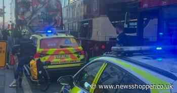 Woman in critical condition after ‘two cyclists crash’ near Waterloo Bridge