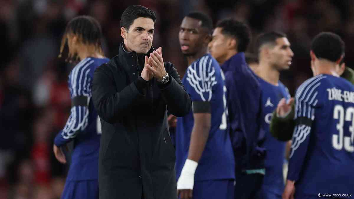 Arteta: Arsenal need 'something special' in Paris