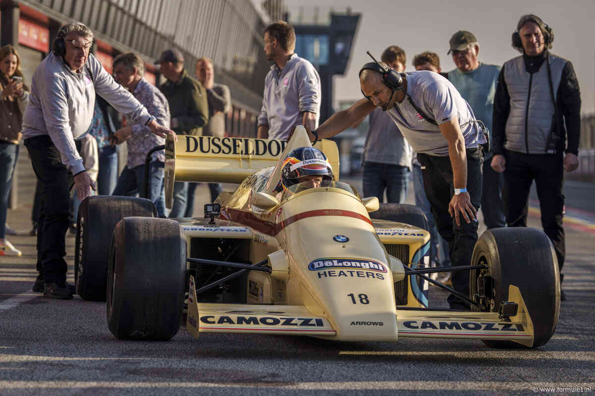 Thierry Boutsen schrikt na shakedown Arrows A8 in Zandvoort: ‘Wat een raket’