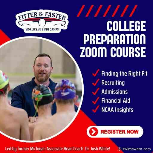 Fitter & Faster Launches College Preparation Zoom Series for Swimmers in Grades 8–12