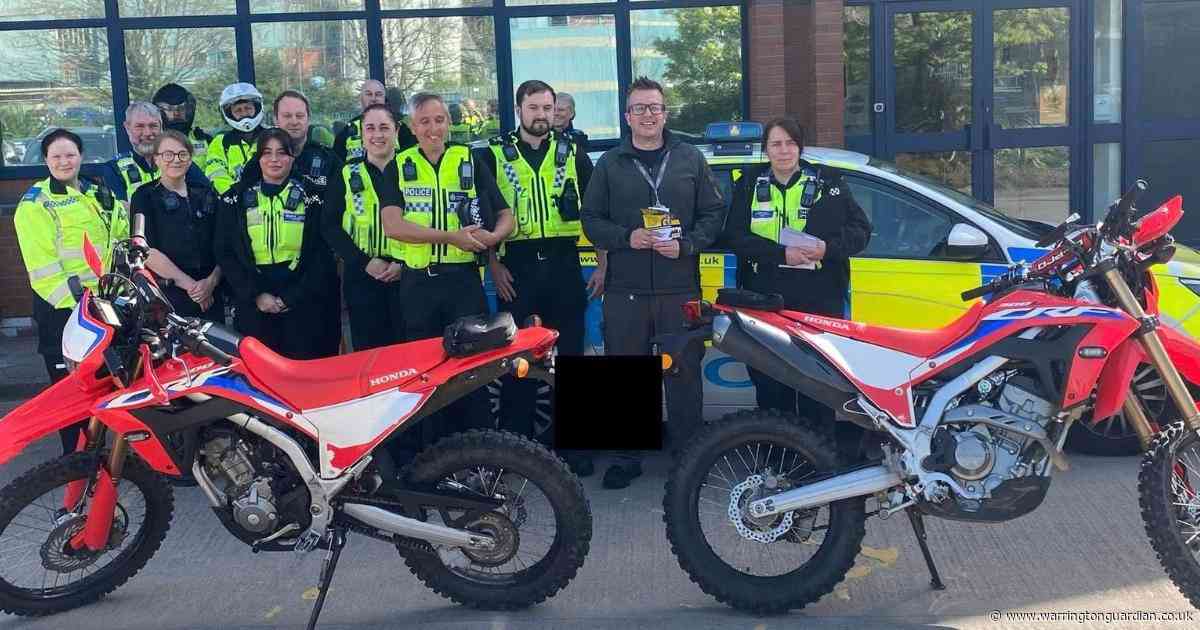 Nuisance off-road bikes in villages are targeted during police day of action