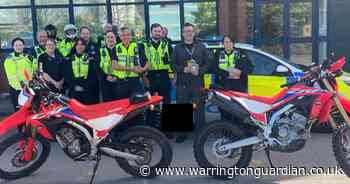 Nuisance off-road bikes in villages are targeted during police day of action