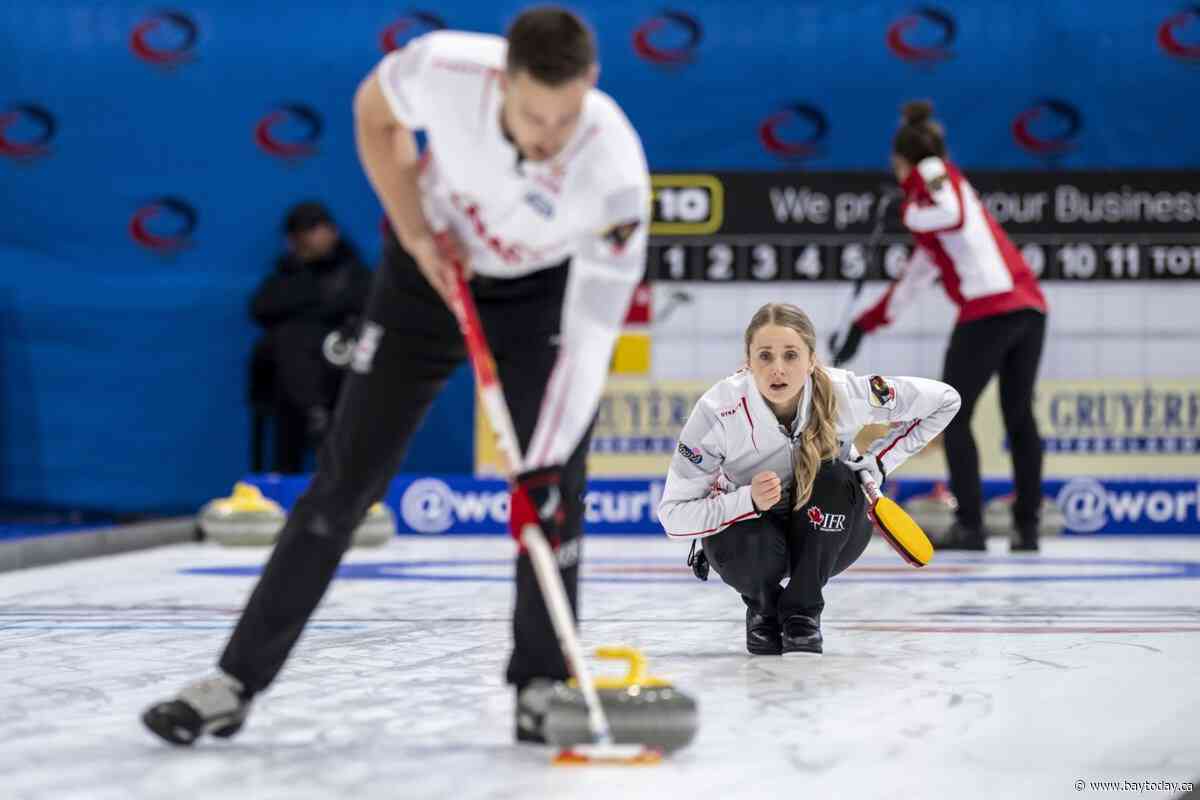 Peterman, Gallant thump Finland 13-2 at world mixed doubles curling championship