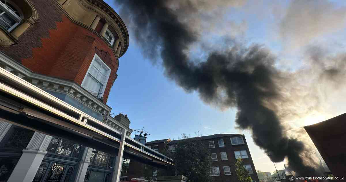 Fire crews 'could not tackle substation blaze until it was safe'