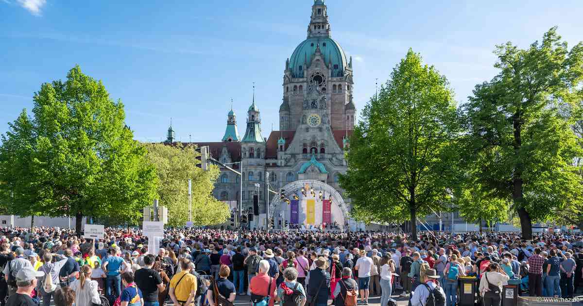 Kirchentag in Hannover live: Eröffnung durch Steinmeier, buntes Programm in der Stadt