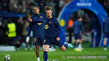De Jong en Dumfries aan de aftrap bij Barcelona - Internazionale