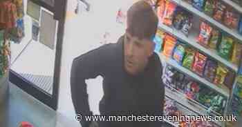 Police hunt knifeman after 'frightening' store robbery