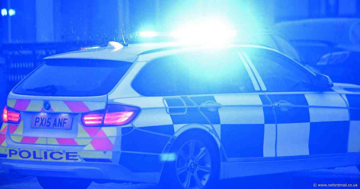 Police cars 'scream by' as emergency services rush to incident