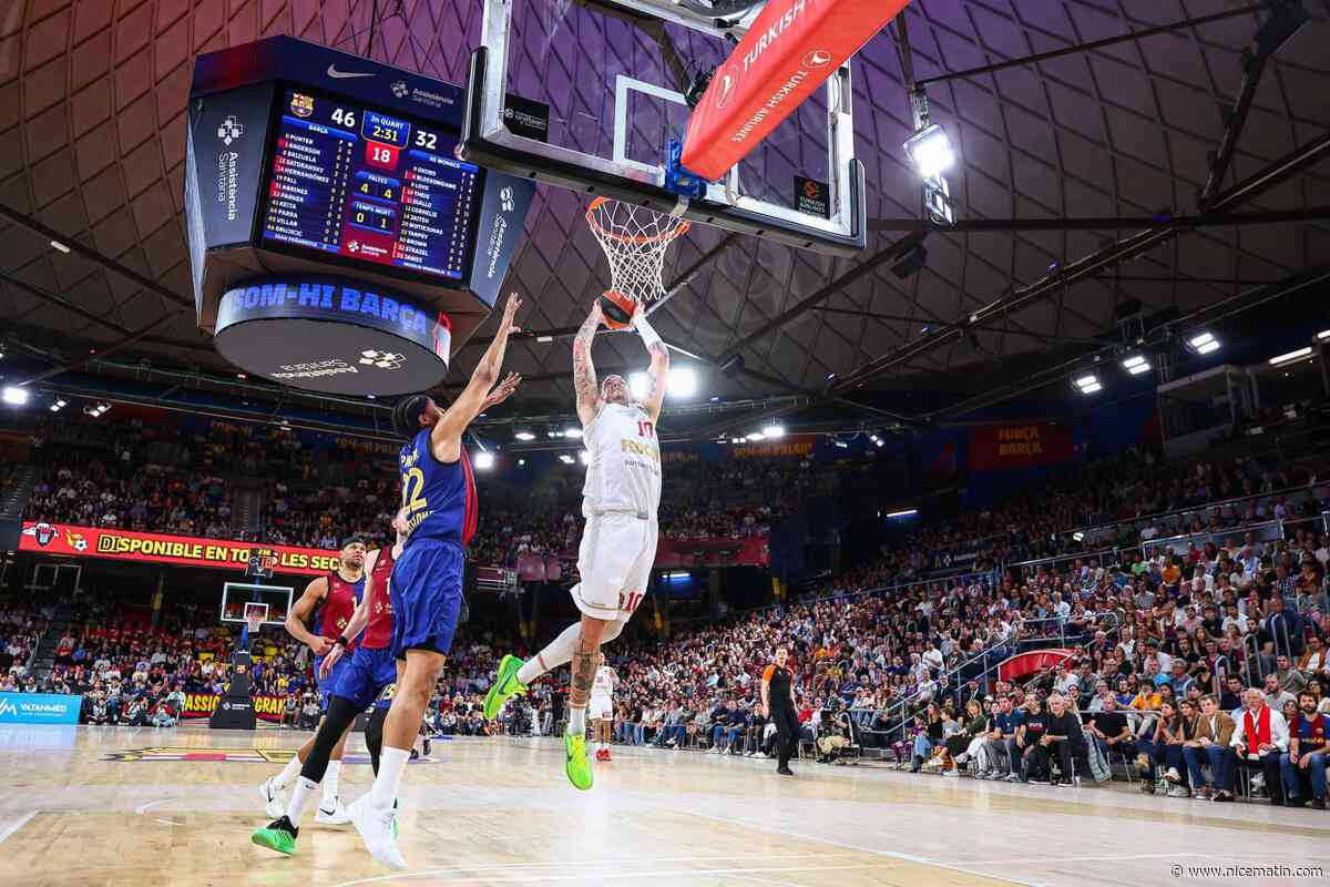 Battu à Barcelone 100-89, Monaco ne mène plus que 2-1 en Euroligue