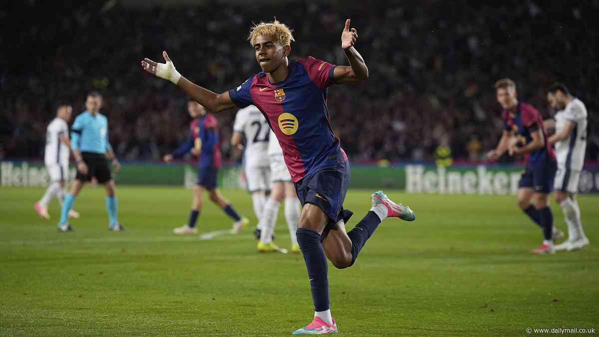 Lamine Yamal scores sensational solo goal on landmark 100th Barcelona appearance - as Ally McCoist hails 'genius' 17-year-old
