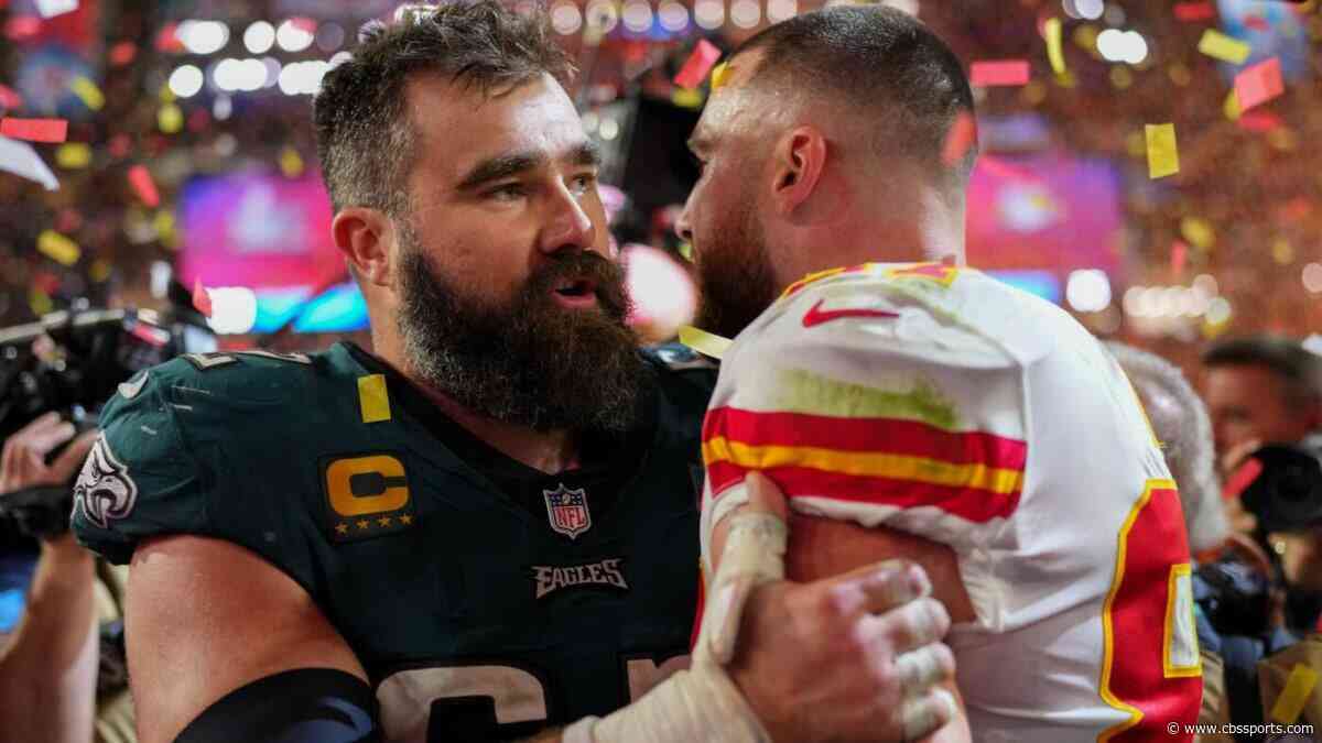 Jason Kelce explains why Travis wasn't drafted earlier, gives advice to players like Shedeur Sanders who fell