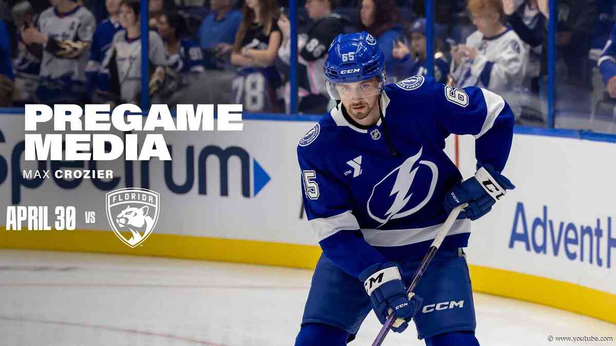 Max Crozier | Pregame Game 5 vs Florida Panthers