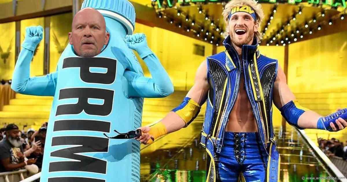 Steve Austin Reveals Why He Turned Down Logan Paul’s Offer To Wear PRIME Bottle Costume