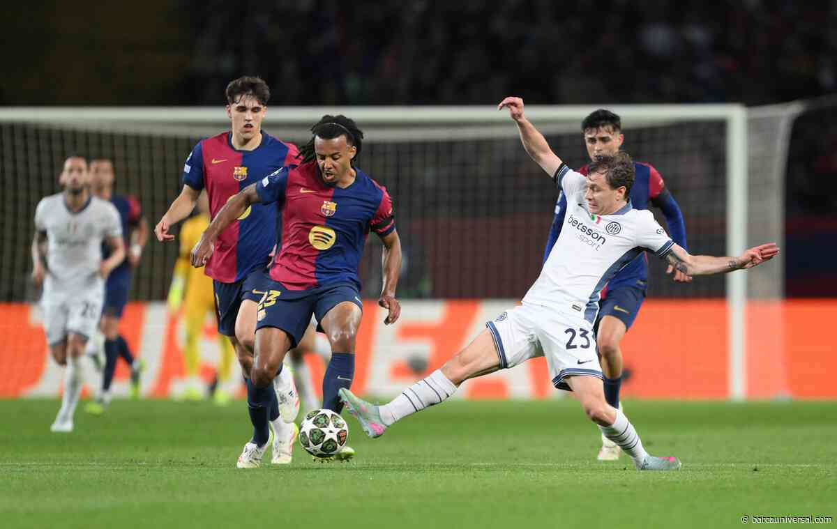 Barcelona defender substituted with a calf injury vs Inter Milan