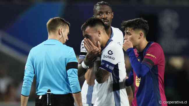 Lautaro Martínez se lesionó en el primer tiempo del choque ante FC Barcelona