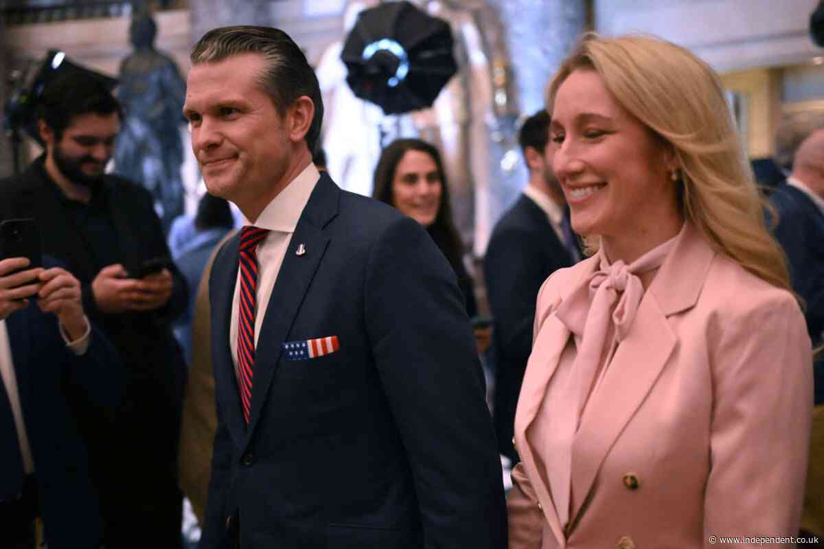 Pete Hegseth’s wife taking on unofficial role managing his image at Pentagon, report says