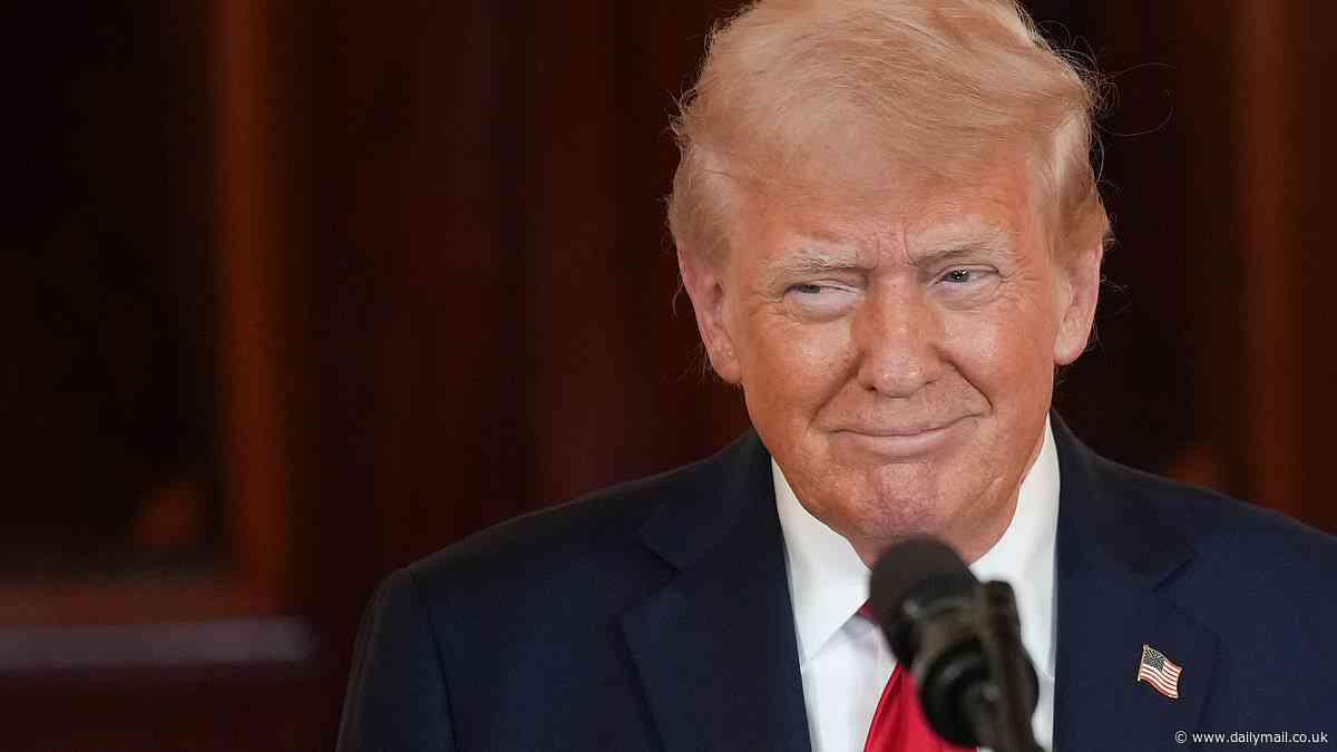Trump reveals the secret behind his 'beautiful' hair as he touts billions in investments in the US: Live updates