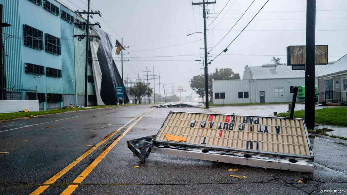 Can the financial sector cope with a changing climate?