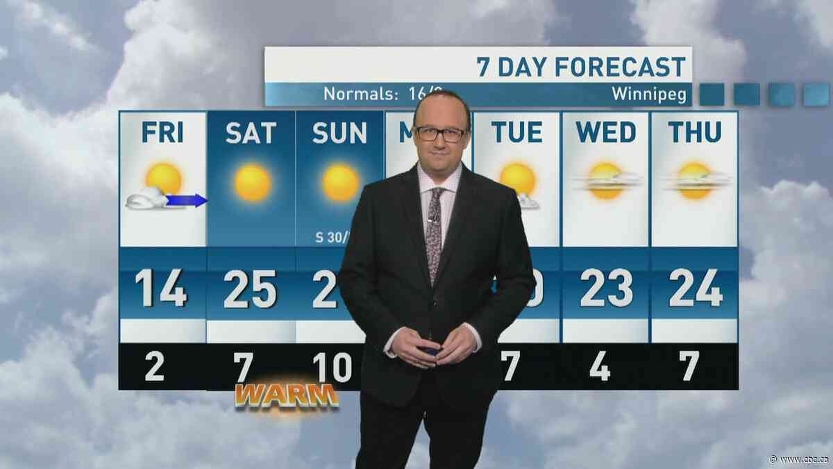 Riley Laychuk's Manitoba forecast for Friday, May 2, 2025