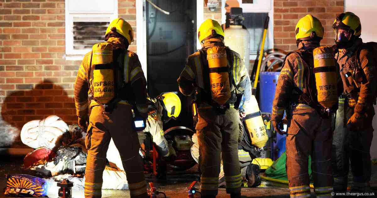 Fire at laundrette sparks emergency response
