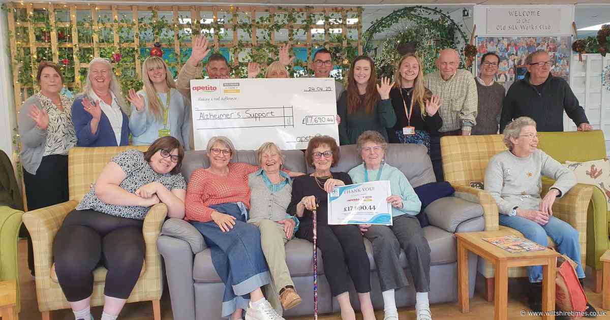 Wiltshire meals provider donates more than £17,000 to charity