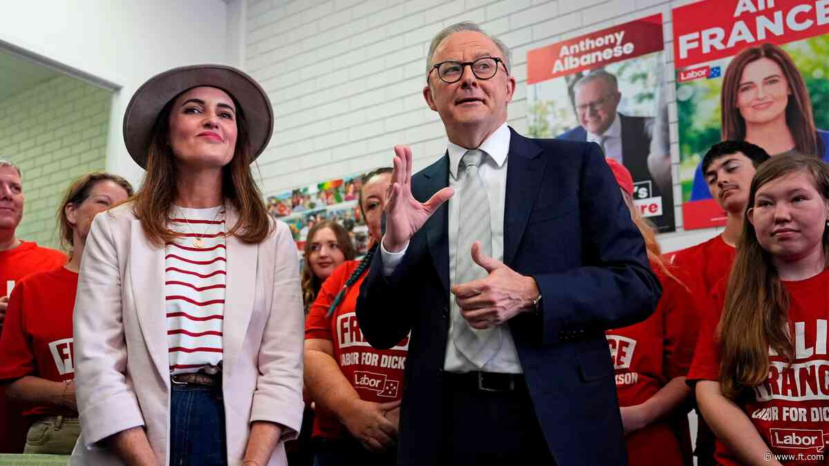Albanese urges Australians to vote for continuity in poll overshadowed by Trump