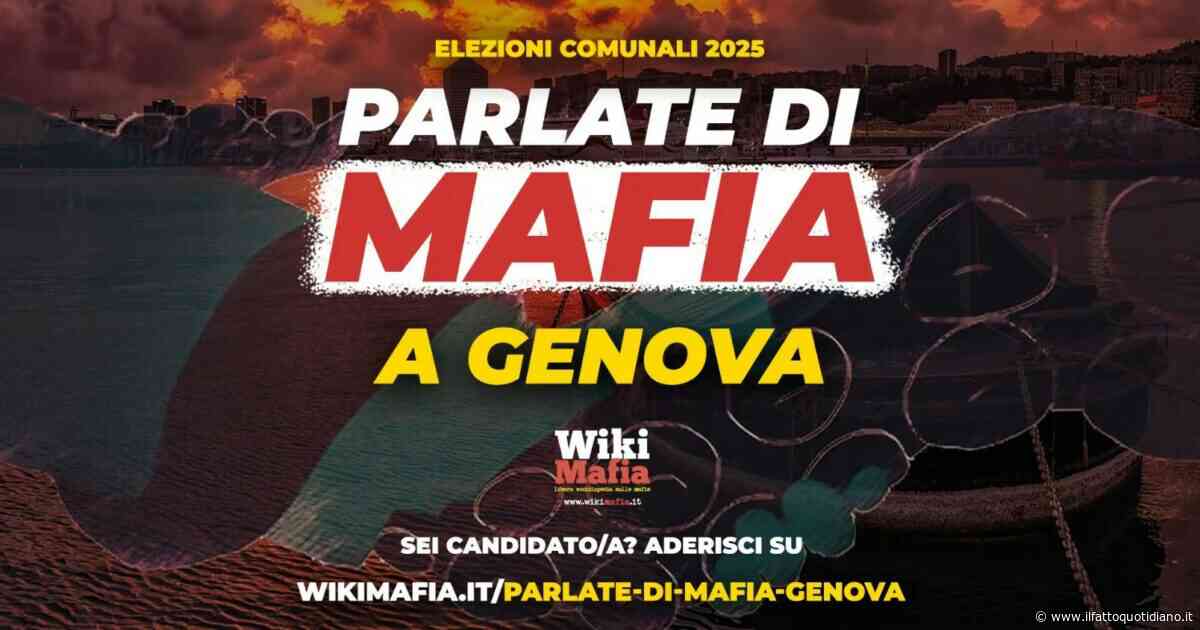 “Parlate di mafia a Genova”: la campagna di Wikimafia rivolta ai candidati alle elezioni comunali