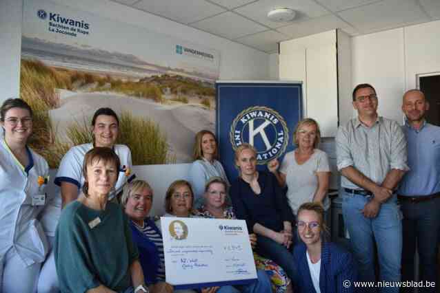 Ouderruimte pediatrie opgefrist dankzij schenking Kiwanis