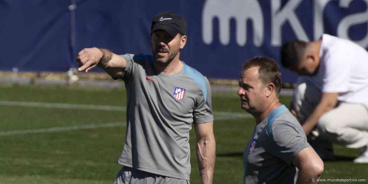La lluvia trastoca los planes de Simeone