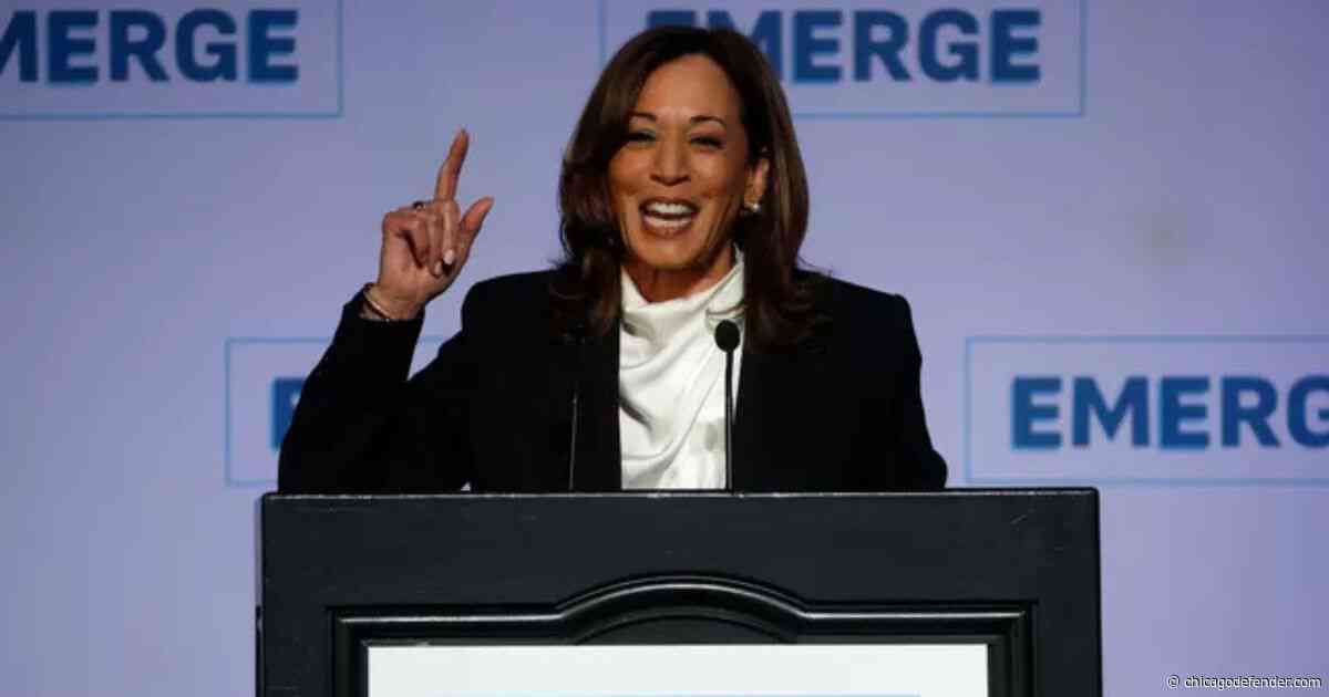 Kamala Harris Condemns Trump In First Major Speech Since Leaving Office