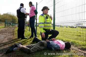 Nine people sentenced after Grand National protests