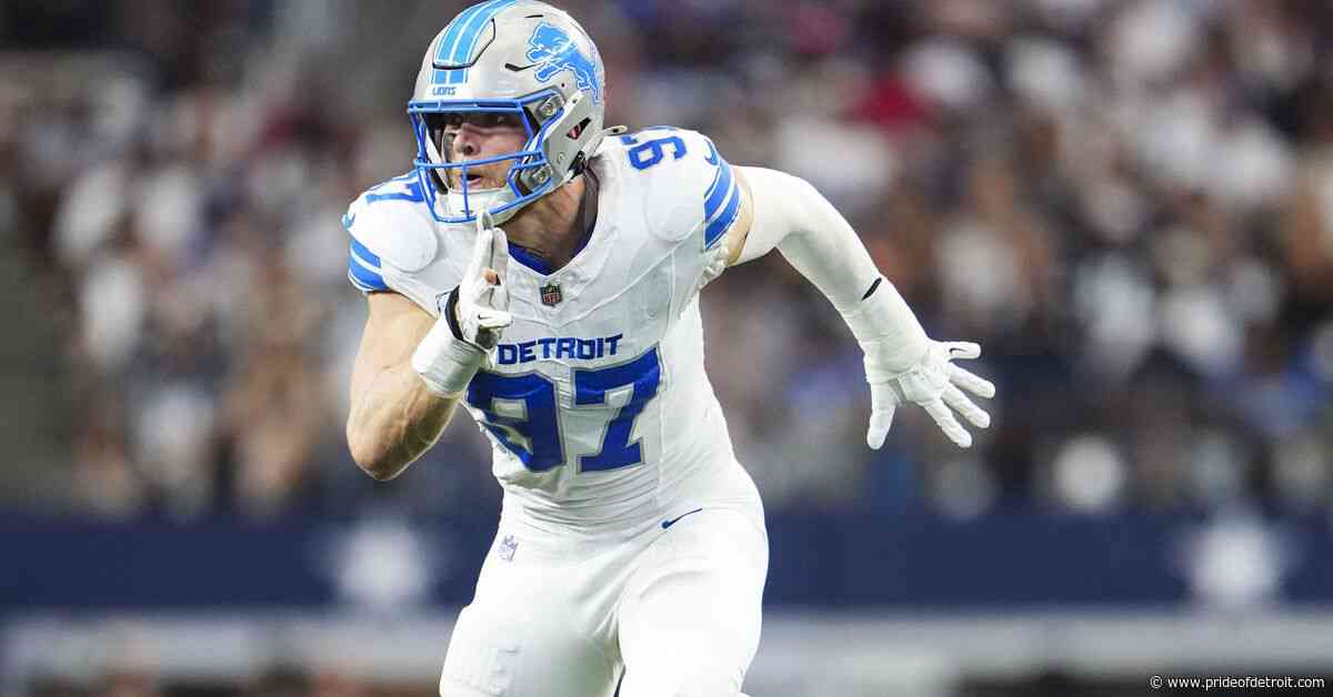 VIDEO: Detroit Lions’ Aidan Hutchinson looks ready to go