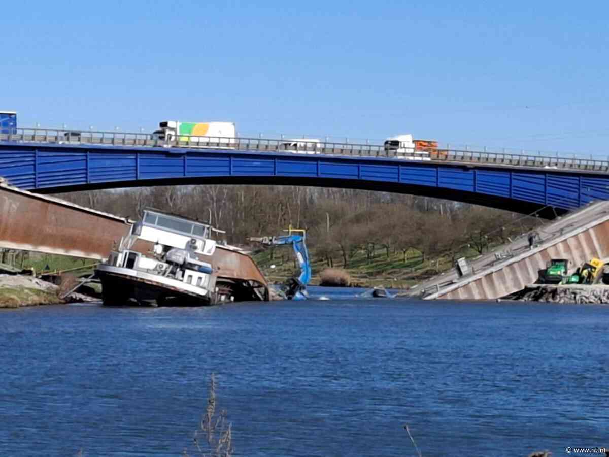 Twee maanden na bruginstorting La Louvière nog geen berging in zicht