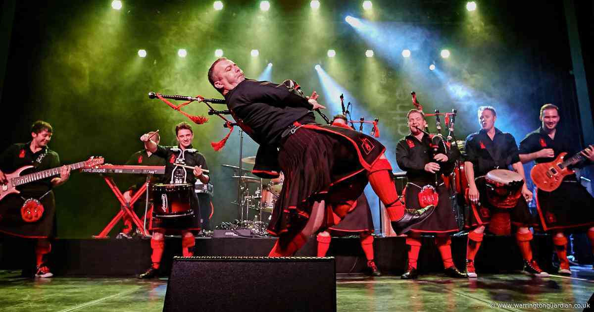The kings of bagpipe rock are coming to Warrington this summer