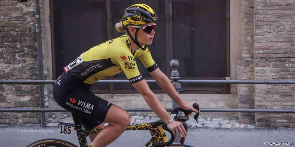 Lieke Nooijen langer bij Visma | Lease a Bike, ondanks gebroken ruggenwervel