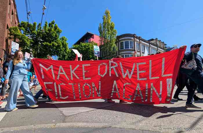 Slog AM: More than 1,000 March for May Day, Trump Wants to Defund Public Broadcasting, SPD Accused of Sexual Harassment 