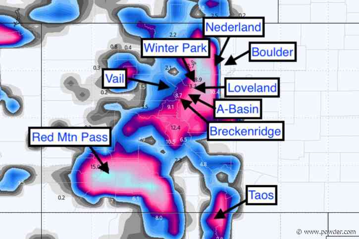 Colorado Braces for up to 15 Inches of Snow