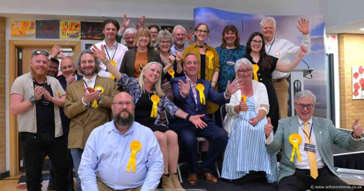 Lib Dems celebrate being the largest party in Wiltshire Council
