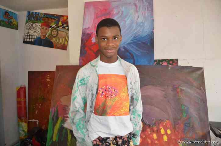 Nigerian teenager sets world painting record with canvas that’s bigger than a soccer field
