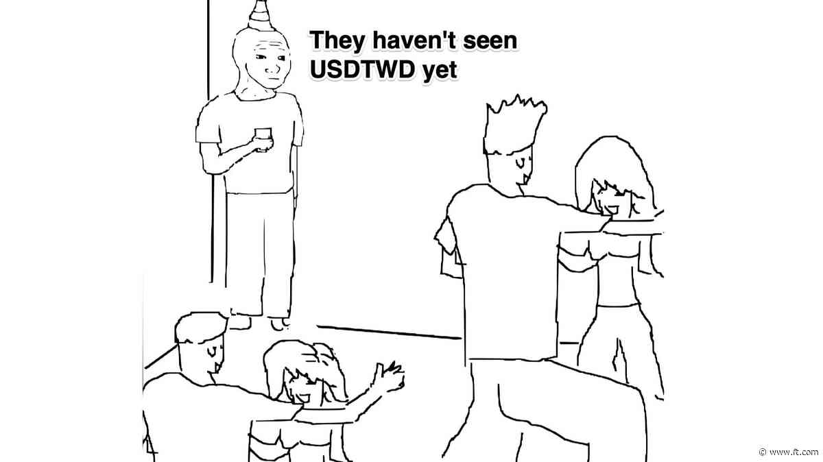 Uh-oh, the Taiwanese dollar is having a mad one