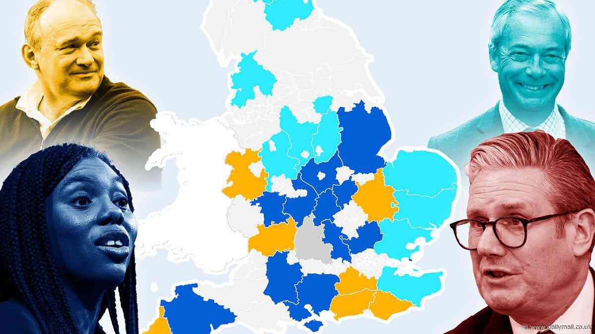 England 2025 local election results in full: Live updates of council results
