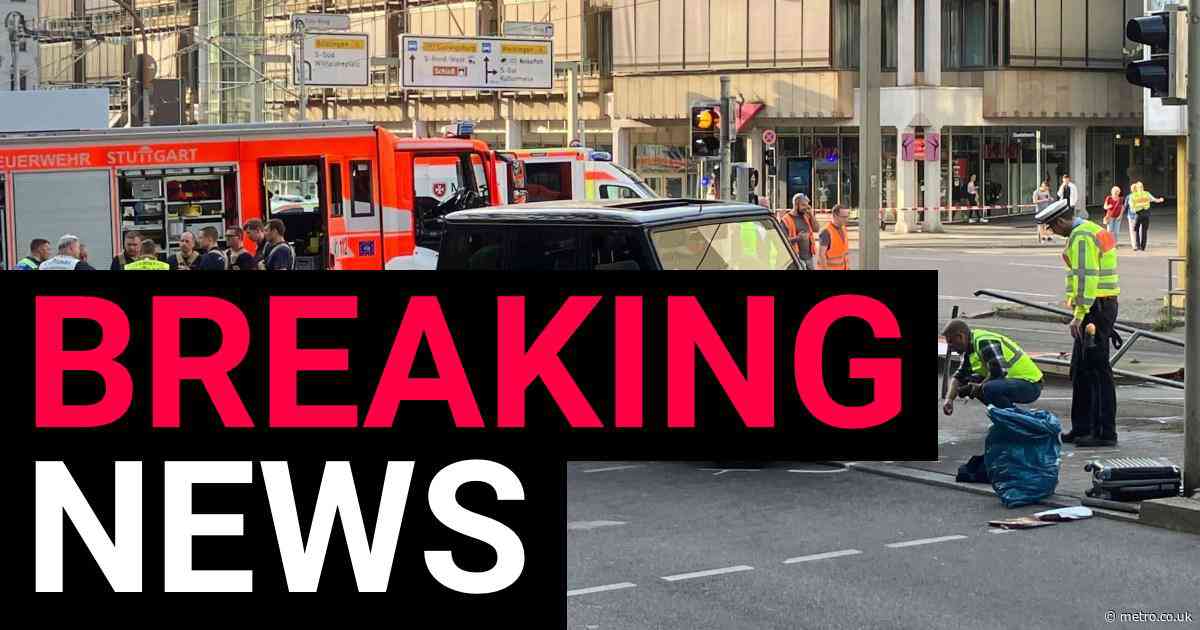 At least eight injured after SUV ploughs into crowd in city centre